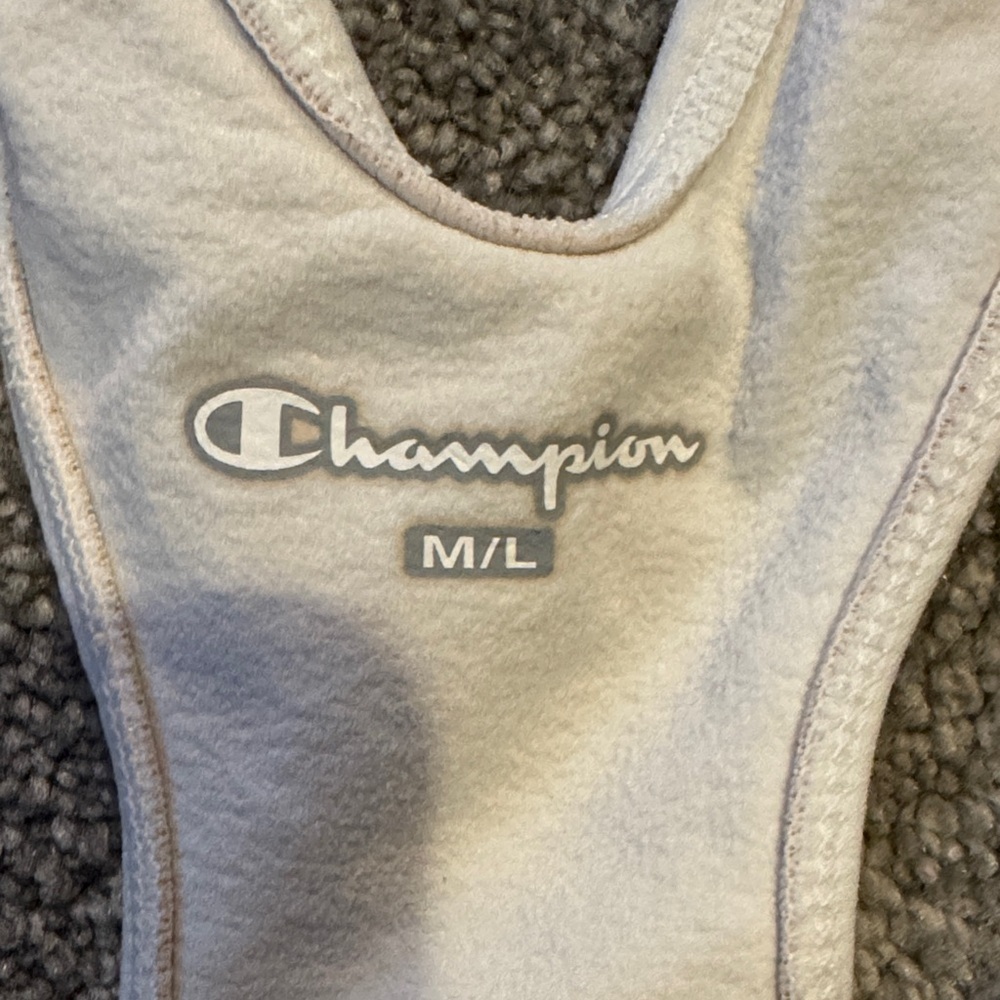 Champion Women's Light Gray Sports Bra - Picture 2 of 5